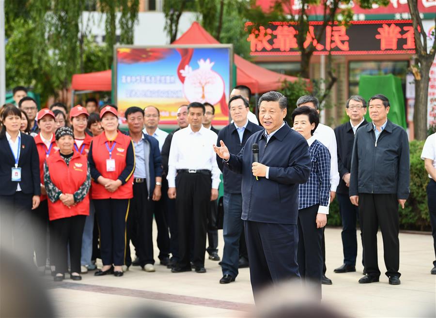 Xi inspecciona Ningxia en noroeste de China
