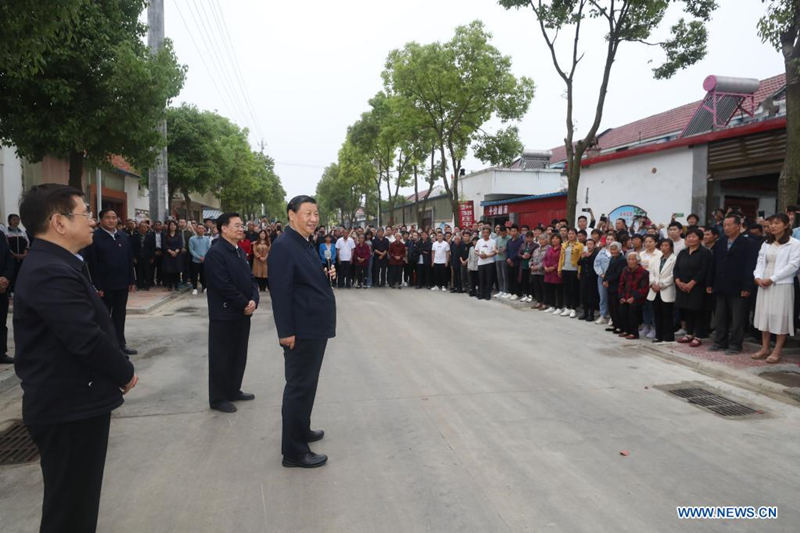 Xi inspecciona mega proyecto de desviación de agua de China
