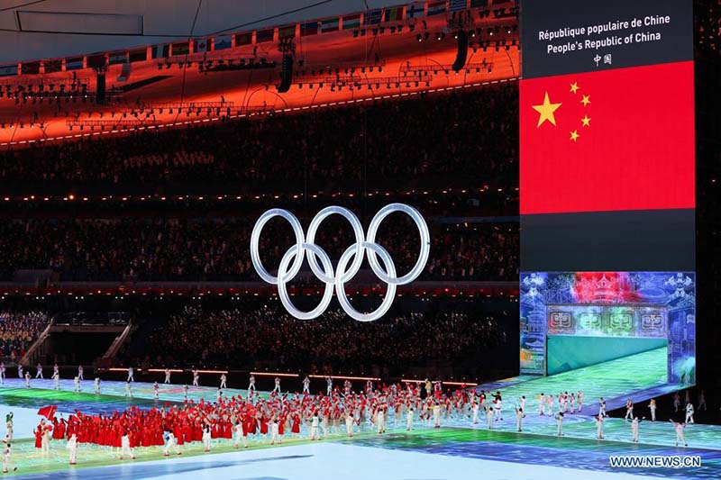 Ceremonia inaugural de Juegos Olímpicos de Invierno de Beijing 2022
