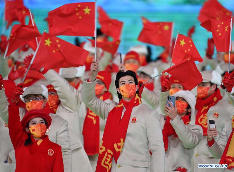 Ceremonia inaugural de Juegos Olímpicos de Invierno de Beijing 2022