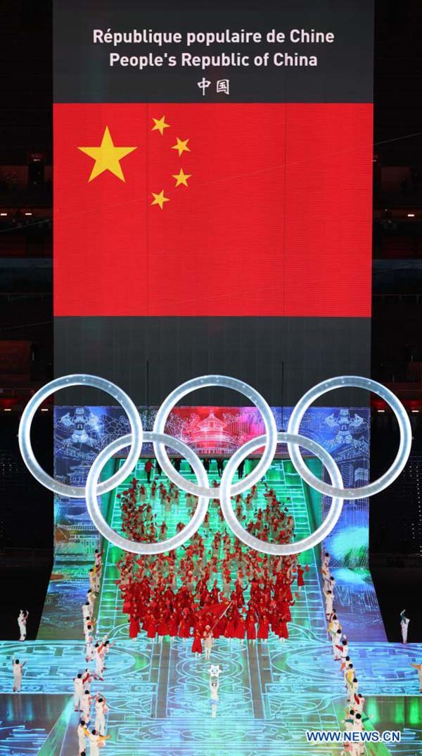 Ceremonia inaugural de Juegos Olímpicos de Invierno de Beijing 2022