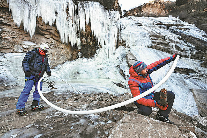 La escalada en hielo se abre horizontes en China