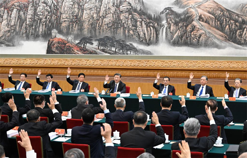(Congreso PCCh) Xi preside segunda reunión del presidium de XX Congreso Nacional de PCCh