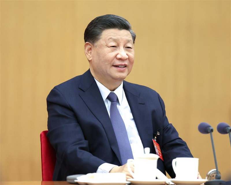 (Congreso PCCh) Xi Jinping participa en la deliberación de la delegación de Guangxi al XX Congreso Nacional del PCCh