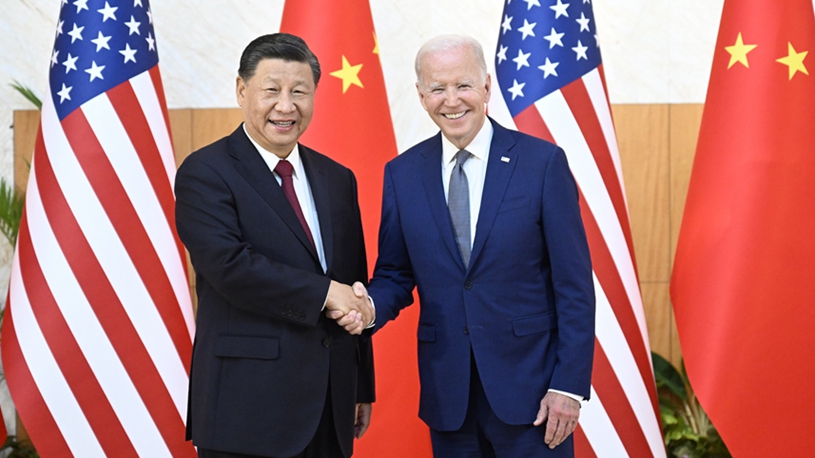 (Congreso PCCh) Xi y Biden sostienen sincero y profundo intercambio de opiniones sobre lazos bilaterales y principales cuestiones mundiales                    El presidente chino, Xi Jinping, y su homólogo estadounidense, Joe Biden, sostuvieron hoy lunes un sincero y profundo intercambio de opiniones sobre temas de importancia estratégica para la relación entre China y Estados Unidos y en torno a los principales asuntos mundiales y regionales.