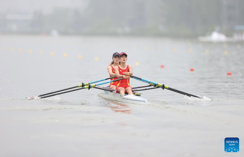 China gana primera medalla de oro de Juegos Asiáticos de Hangzhou en remo