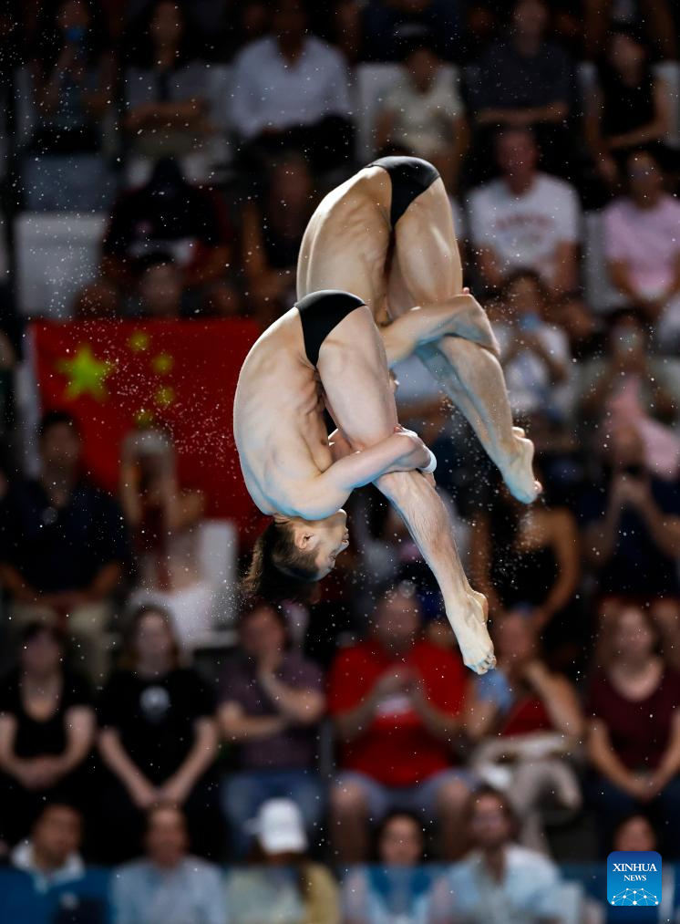 (PARIS2024) China gana oro en saltos sincronizados plataforma 10m